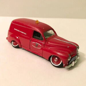 Solido 1/43 Peugeot 203 Pompiers Fire  and Emergency Vehicle Made in France Worn